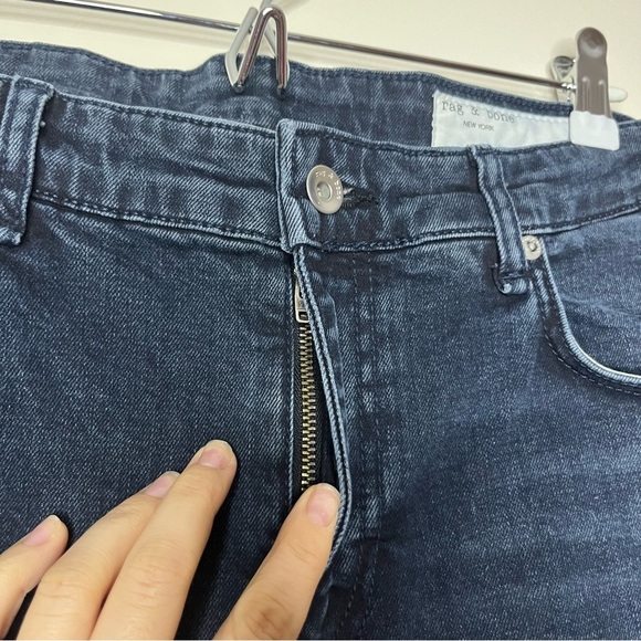 RAG & BONE Cate Mid Rise Skinny Ankle Jeans - Picture 8 of 15